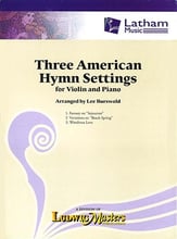 Three American Hymn Settings Violin and Piano cover